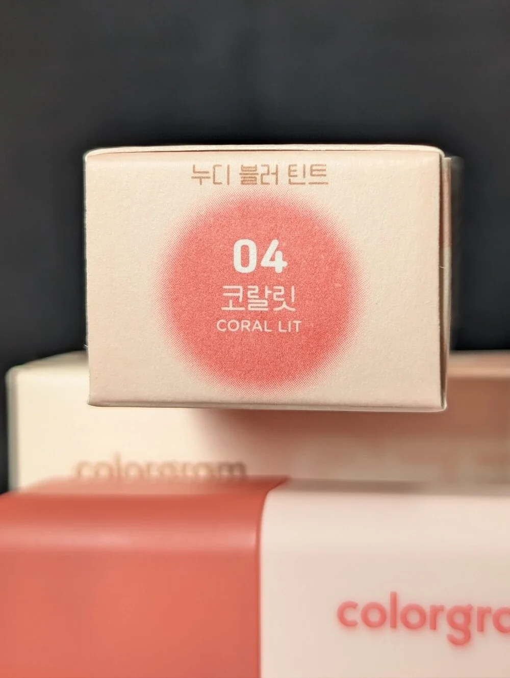 ❤️ Nude Blur Tint 04 Coral Lit Colorgram Geek Nude K-Beauty Lip & Cheek